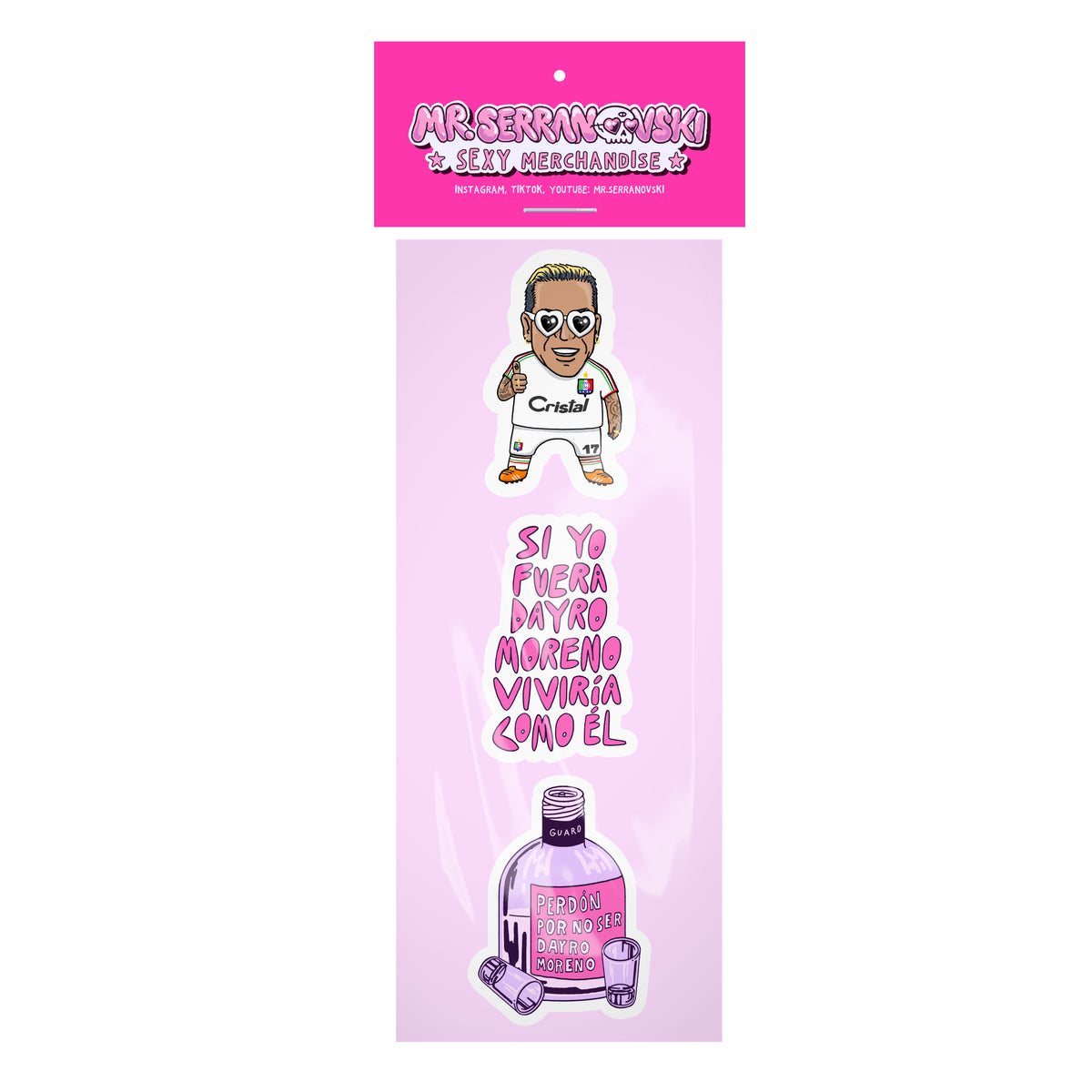 Stickers Pack x3 Dayro Moreno